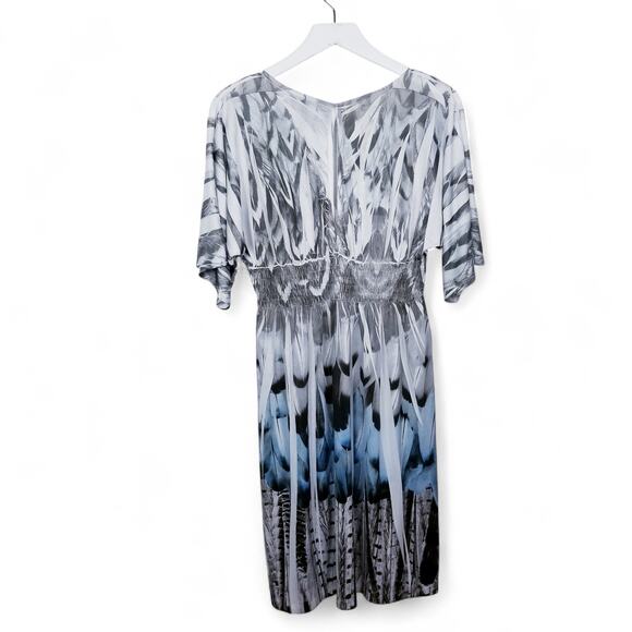 Mi Manchi Deep V-neck Knit Cocktail Dress - Size Small - Picture 6 of 7